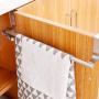 hullonguuo Stainless Steel Kitchen Bath Towel Holder Rack Door Storage Scarf Hanger Clothes Organizer