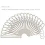 ESYLIFE Baby Velvet Hangers Non Slip Toddlers Clothes Hanger - 30 Pack Beige ESYLIFE Baby Velvet Hangers Non Slip Toddlers Clothes Hanger - 30 Pack Beige