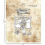 Original Flying Machines Drawings - Plane Hanger Wall Decor - Airport Office Artwork - Set of 4 8 x 10 Unframed Patent Prints - Gift for Pilots, Flight Attendants
