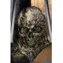 Helmet rack and Jacket hook Pride&Joy Skull helmet hanger gift for men for him wall mount motorcycle helmet holder storage hook skull art