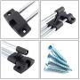 ZJchao Heavy Duty Retractable Closet Pull Out Rod Wardrobe Clothes Hanger Rail Towel Ideal for Closet Organizer Polished Chrome (30cm/ 11.8 Inches)