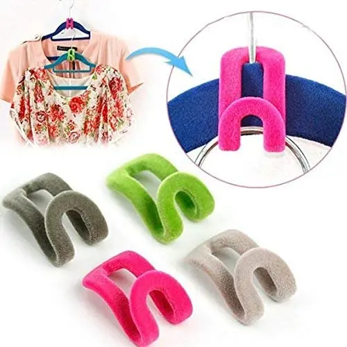 Tinksky Non Slip Flocked Coat Suit Shirt Clothes Hangers Hooks Holders - 12pcs Tinksky Non Slip Flocked Coat Suit Shirt Clothes Hangers Hooks Holders - 12pcs