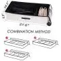 VEAMOR Under Bed Clothes Storage Containers,Shoe Organizer Underbed Bins for Pillow Beddings/Blanket Storage Boxes with Zippers,Breathable and Moistureproof (Linen, XXL)