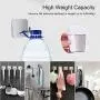 isightguard Adhesive Hooks Wall Hooks Hanger Anti-Skid Heavy Duty Stick On Towel Hooks for Hanging Bathroom Home Kitchen Office Door-4 Packs