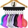 HangerSpace Cap Organizer Hanger, 10 Clips Baseball Cap Holder Portable Travel Clothes Hanger Hat Rack with Mini Front Door Hanger HangerSpace Cap Organizer Hanger, 10 Clips Baseball Cap Holder Portable Travel Clothes Hanger Hat Rack with Mini Front Door Hanger