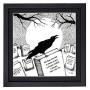 Edgar Allan Poe Literary Quote Print. Fine Art Paper, Laminated, Framed or Canvas with Hanger. Multiple Sizes.