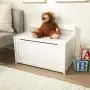Melissa & Doug Wooden Toy Chest, Sturdy Wooden Chest (4.5 Cubic Feet of Storage, Easy to Assemble, White, Great Gift for Girls and Boys - Best for 3, 4, 5 Year Olds and Up) Melissa & Doug Wooden Toy Chest, Sturdy Wooden Chest (4.5 Cubic Feet of Storage, Easy to Assemble, White, Great Gift for Girls and Boys - Best for 3, 4, 5 Year Olds and Up)