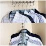 10pc Multi-Function Metal Wonder Rack Bathroom Hanger Wardrobe Clothes Hanger Storage Magic Creative Design Rack