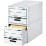 Bankers Boxes 00722 STOR/DRAWER File Drawer Storage Box, Legal, White/Blue (Case of 6) Bankers Boxes 00722 STOR/DRAWER File Drawer Storage Box, Legal, White/Blue (Case of 6)
