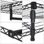 beautifulwoman Large Storage Capacity Clothes Hanger Home Shelf Closet Organizer Garment Rack Portable 48 inch x18 inch x71 inch