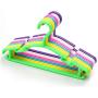 ajzdnzvr 10PCS Plastic Hangers - Clothes Coat Trouser Bar Baby Toddler Childrens Hangers,5 Colors