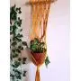 Macrame boho wall Plant Hanger for indoor and patio, knotted wall plant hanger flower pot holder,macrame pod-40 L"x7W" Macrame boho wall Plant Hanger for indoor and patio, knotted wall plant hanger flower pot holder,macrame pod-40 L"x7W"
