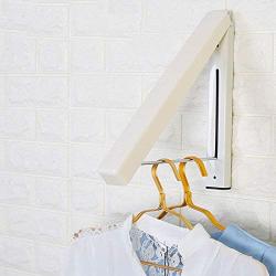 dufu-beauty-store Folding Clothes Hanger Wall Mounted Retractable Clothes Rack