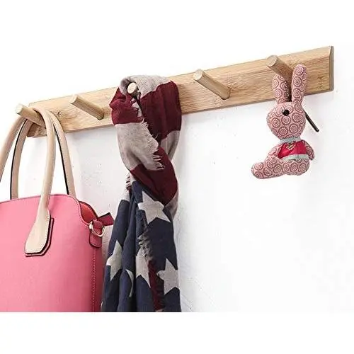 Door Hook, Creative Solid Wood Wall Hanging Hanger Wall Mounted Coat Hook Wall Hanger Clothes Coat Hook-A Door Hook, Creative Solid Wood Wall Hanging Hanger Wall Mounted Coat Hook Wall Hanger Clothes Coat Hook-A