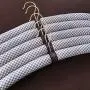 ROUND YUAN 45cm Men Clothes Hangers Padded Hangers Foam Hanger Non Slip Satin Canvas Covers for Adults Clothes Men Suits 5pcs ROUND YUAN 45cm Men Clothes Hangers Padded Hangers Foam Hanger Non Slip Satin Canvas Covers for Adults Clothes Men Suits 5pcs