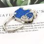 WSSROGY 2 Pcs Foldable Rhinestone Elephant Handbag Purse Hook Hanger Table Foldable Handbag Storage Folding Decor Table Hook