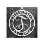 Personalized Door or Wall Metal Sign with Family Name and EST. Date - Optional Hanger - Color Options Personalized Door or Wall Metal Sign with Family Name and EST. Date - Optional Hanger - Color Options