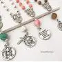 Rosary, Rear View mirror Hangers, St. Christopher,Car Crucifix,communion favors,Auto Rosary,easy hang,First Communion Gift,Confirmation Gift Rosary, Rear View mirror Hangers, St. Christopher,Car Crucifix,communion favors,Auto Rosary,easy hang,First Communion Gift,Confirmation Gift