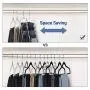 SONGMICS 3 Pack Pants Hangers, Space-Saving Multi-Bar Metal Pants Hangers, Stable with Non-Slip Padding, Swing Arms for 5 Jeans Each, Suit Pants, Scarves, Ties UCRI041BK SONGMICS 3 Pack Pants Hangers, Space-Saving Multi-Bar Metal Pants Hangers, Stable with Non-Slip Padding, Swing Arms for 5 Jeans Each, Suit Pants, Scarves, Ties UCRI041BK
