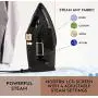 Electrolux SteadySteam Professional Steam Iron for Clothes - Even Heat Nonstick Ceramic Sole Plate, 1650 Watt Continuous Steam, 4 Temperature Settings with LCD Screen, Electrolux SteadySteam Professional Steam Iron for Clothes - Even Heat Nonstick Ceramic Sole Plate, 1650 Watt Continuous Steam, 4 Temperature Settings with LCD Screen,