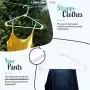 20 Standard Everyday White Plastic Hangers, Long Lasting Tubular Clothes Hangers, Value Pack of 20 Clothing Hangers. (20 Pack -, White) 20 Standard Everyday White Plastic Hangers, Long Lasting Tubular Clothes Hangers, Value Pack of 20 Clothing Hangers. (20 Pack -, White)