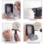 Diyife Key boxes with hook, [Version updated] [Wall mount] Combination storage boxes for home, garage, school, spare house keys