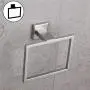 Bath Towel Holder SUS304 Stainless Steel Towel Hanger Towel Ring for Bathroom Lavatory Wall Mount Contemporary Style, Brushed Finish