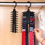 HJYPYJ Magic Hanger,Deformable Magical Hangers,Free Rotation ABS Hanger,Space-Saving Organizer Hangers,Load 1Kg Long Hanging No Trace/Black / 3 pcs