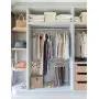 JS HANGER Natural Solid Wooden Collection Slack Hanger, Wood Skirt Hangers, Natural Polished, Set of 12 JS HANGER Natural Solid Wooden Collection Slack Hanger, Wood Skirt Hangers, Natural Polished, Set of 12
