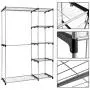 Tangkula Closet Double Rod Freestanding Heavy Duty Steel Frame Multi-Shelves Organizer Garment Rack Portable Clothes Hanger Storage Rack Home Washroom Storage Organizer Tangkula Closet Double Rod Freestanding Heavy Duty Steel Frame Multi-Shelves Organizer Garment Rack Portable Clothes Hanger Storage Rack Home Washroom Storage Organizer