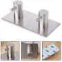 Flosky Adhesive Coat Hat Hooks Heavy Duty Stainless Steel Clothes Hanger Rustproof Flosky Adhesive Coat Hat Hooks Heavy Duty Stainless Steel Clothes Hanger Rustproof
