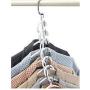 6 Pcs/Set Shirts Coat Clothes Hanger Holders Save Space Non-Slip Clothing Organizer Practical Racks Hangers for Clothes Decoration