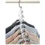 6 Pcs/Set Shirts Coat Clothes Hanger Holders Save Space Non-Slip Clothing Organizer Practical Racks Hangers for Clothes Decoration 6 Pcs/Set Shirts Coat Clothes Hanger Holders Save Space Non-Slip Clothing Organizer Practical Racks Hangers for Clothes Decoration