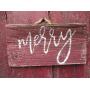 Vintage look MERRY new calligraphy Christmas Chalk Couture style old time font jute hanger antique style primitive style. weathered wood sign Vintage look MERRY new calligraphy Christmas Chalk Couture style old time font jute hanger antique style primitive style. weathered wood sign