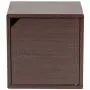 IRIS USA QR-34D Wood Storage Cube with Door, 1 Pack, Brown