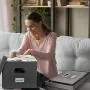 Beautiful File Organizer Boxes Set of 2 - Collapsible Linen Filing Boxes for Easy File Folder Storage