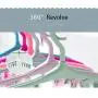 SUOWO Plastic Baby Hangers Coat Clothes Clip and Drip Laundry Swivel Hanger with 8 Clips Non Slip Space Saving for Drying Organizer Kids Infant Diapers Socks Adult Lingerie Pant 3 Pack (Graygreen)