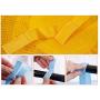 Leoyoubei 43 1/2" Hanging Mesh Storage Basket,4 Tier/Folding Basket/Wall Hanging Storage Baby Clothes Hangers,Toys or Store Gloves,Shawls, Hats and Mittens,Hang Bag Attaches Easily to Any Rod (Blue)