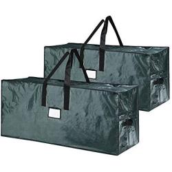 Elf Stor Bag for Christmas Tree Storage, (2) Large Bags - Green