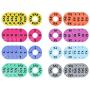 Clothes Size Dividers (40 Pack) Clothing Rack Round Closet Hangers, Perfect for Live Sale and LuLaRoe Supplies, Sizes XXS to 3XL