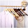 5pcs Random Color Hanger Hangers for Clothes Cothes Hanger Adult Hanger Clothing Store Retro Clothing Support Hotel Anti-Skid Hanger