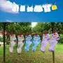 junshi11 Protable Windproof Outdoor Clothesline Clothing Hanger Travel Hiking Caming Laundry Drying Rope with 12 Clips,Outddor Indoor Use Purple