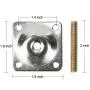 11 Degree Angled Leg Mounting Plates, Furniture Leg Attachment Plates Industrial Strength T-Plate M8 Sofa Legs with Hanger Bolts,Screws,Set of 4 11 Degree Angled Leg Mounting Plates, Furniture Leg Attachment Plates Industrial Strength T-Plate M8 Sofa Legs with Hanger Bolts,Screws,Set of 4