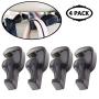 Car Vehicle Back Seat Hidden Hook,Universal Car Vehicle Back Seat Headrest Hanger Holder Hook for Shopping Bag Purse Cloth Coat Grocery Handbags Grocery Bag (Black 4 Pack) Car Vehicle Back Seat Hidden Hook,Universal Car Vehicle Back Seat Headrest Hanger Holder Hook for Shopping Bag Purse Cloth Coat Grocery Handbags Grocery Bag (Black 4 Pack)