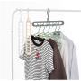 Multi-Function Folding Magic Hook 10pcs Random Color Nine-Hole Rotation Magic Clothes Hanger Drying Cabinet Bedroom Clothes Home Storage Tools