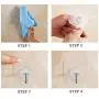 Dayree 12pcs 22Lb Adhesive Wall Hooks Heavy Duty Plastic Sticky Hangers Nail Free Ultra Strong Waterproof Removable Hanger Home Office Bathroom Suitable on Glass, Wood, Granite, Ceramic Dayree 12pcs 22Lb Adhesive Wall Hooks Heavy Duty Plastic Sticky Hangers Nail Free Ultra Strong Waterproof Removable Hanger Home Office Bathroom Suitable on Glass, Wood, Granite, Ceramic