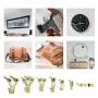 EAONE Picture Hangers, 220 Pieces Assorted Picture Hanging Set with Picture Hanging Hooks, Sawtooth Hangers, Nails(100lbs 75lbs 50lbs 30lbs 20lbs 10lbs)