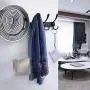Singda Coat Rack Wall Mount,2 Packs Coat Hanger,Stainless Steel 5 Triple Hooks for Hanging Coats, Waterproof Wall Hooks for Hanging Clothes, Towels, Purse, Hats, Bag, Bathroom, Bedroom, Kitchen Black Singda Coat Rack Wall Mount,2 Packs Coat Hanger,Stainless Steel 5 Triple Hooks for Hanging Coats, Waterproof Wall Hooks for Hanging Clothes, Towels, Purse, Hats, Bag, Bathroom, Bedroom, Kitchen Black