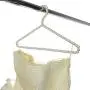 WHOSEE 12 Pack Clothes Pearl Hanger 10KG Weight Bearing Trouser Bead Skirts Hanging Holder White