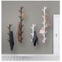 NN Hook-Coat Hook, Bamboo Wall Coat Rack, Heavy Duty Hanger, Decorative Creative Branch Clothes, hat, Bag, Towel, Key, Hook, Bathroom, Kitchen, Living Room Hook (3 Colors Available) Furniture Decora